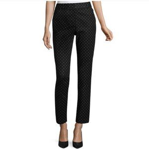 Worthington Black Polka Dot Skinny Pants